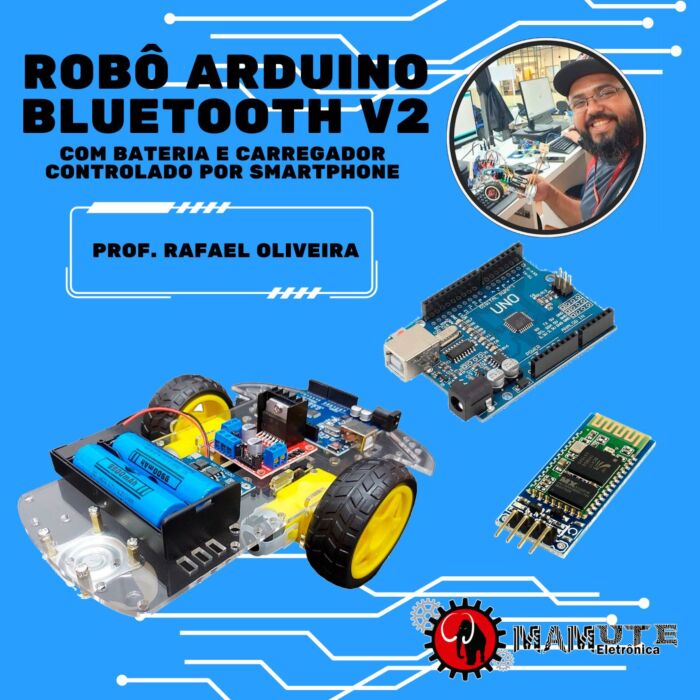 Robô seguidor de linha desenvolvido com Arduino