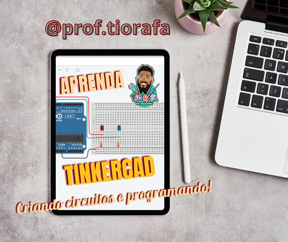 Capa do curso Tinkercad: Seu Primeiro Passo na Eletrônica e Programação