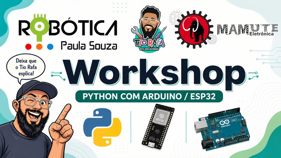 Capa do tutorial Python com Arduino / ESP32