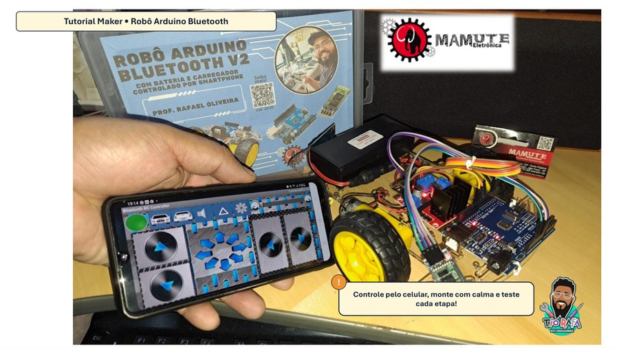 Capa do tutorial Robô Arduino Bluetooth